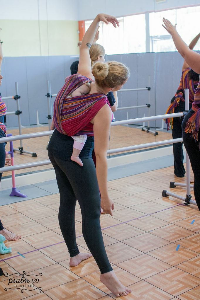 Second Babywearing Ballet Class 14 Sleeping Baby