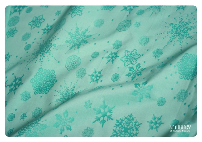 Snowflakes Woven Wrap for Winter with Wool