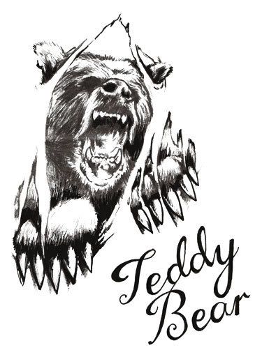 Teddy-Bear.jpg Teddy Bear Tattoo Design
