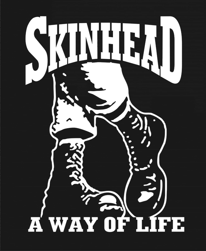 Skinhead away of live skinhead
