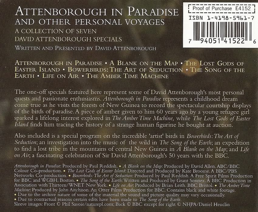 Attenborough in Paradise (1996) [DVDRip (iso)] preview 1