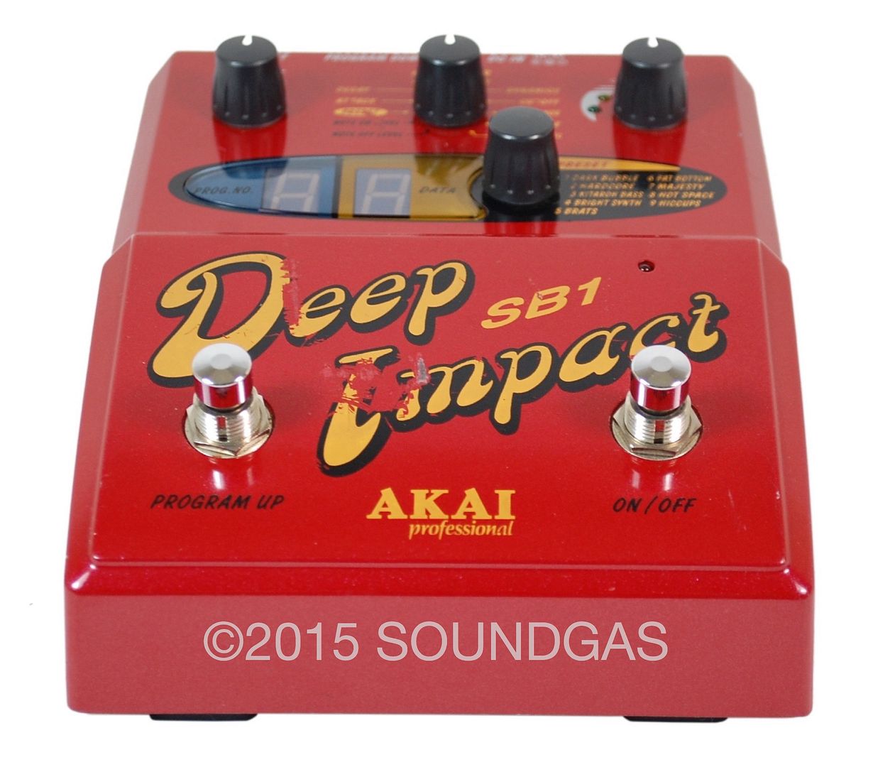 AKAI DEEP IMPACT SB1 Bass Synthesizer Guitar Pedal (Chris Wostenholme