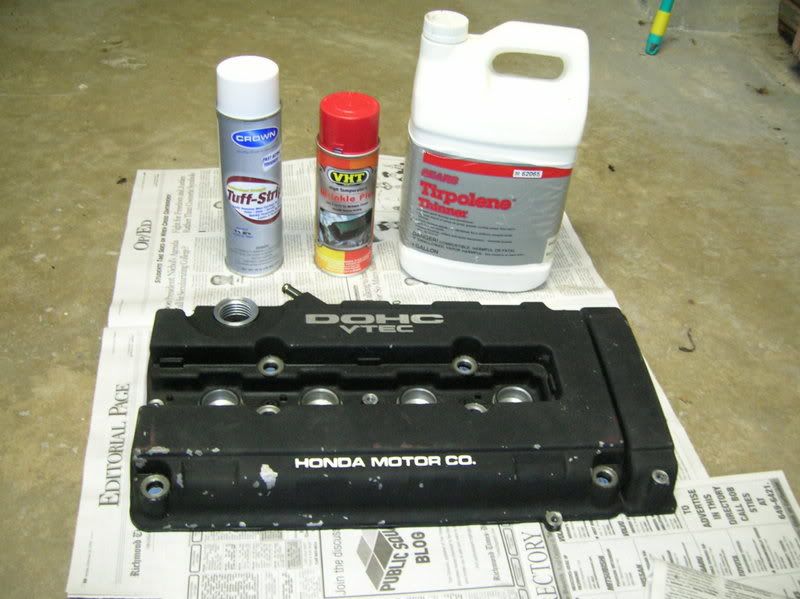 Painting rocker cover honda #4