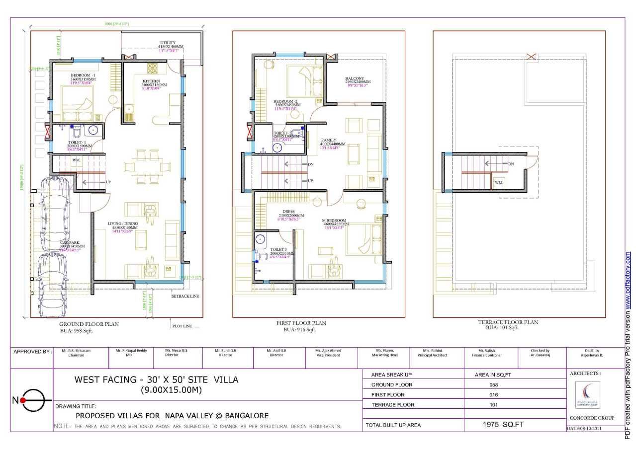 30X50 House Floor Plans