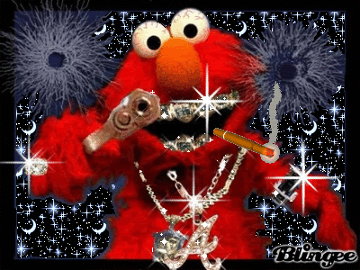 gangster elmo double