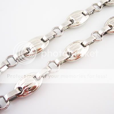 64g 9mm Stainless Steel mens chain Necklace 20 NE55A  