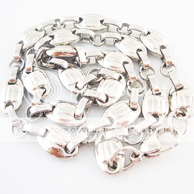 64g 9mm Stainless Steel mens chain Necklace 20 NE55A  