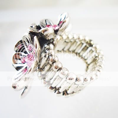 Crystal Cocktail Stretch Ring cute jewelry