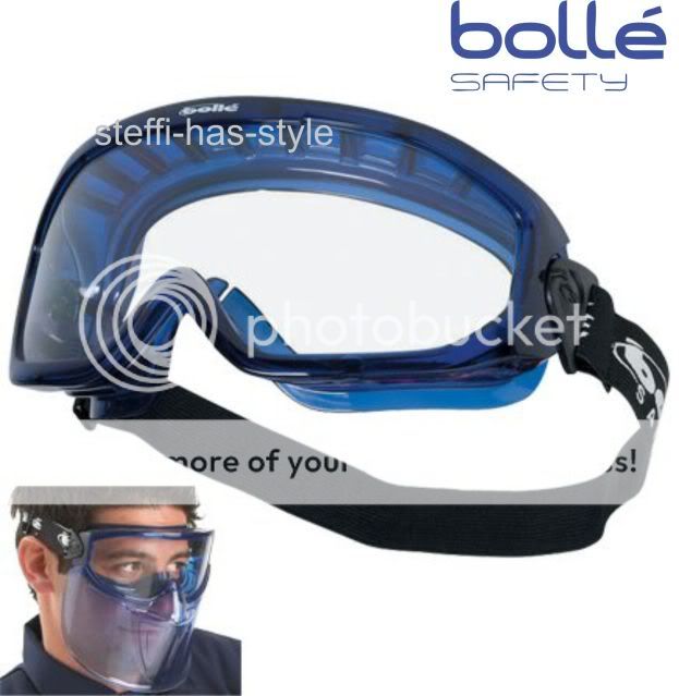 Bolle Blast Safety Goggles, Sealed or Vented with or without 