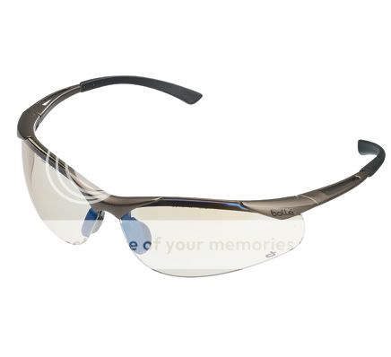 Bolle Contour Safety Cycling Glasses Sunglasses Clear Smoke ESP