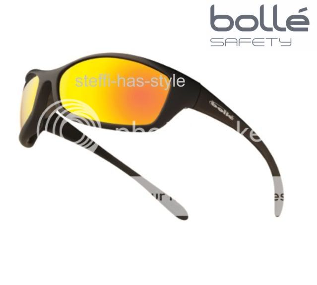 Bolle Spider Safety Cycling Glasses Sunglasses Clear, Contrast, Red
