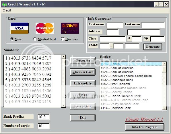 free credit cards numbers hacked